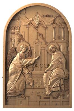 Icons (Annunciation, IK_0410) 3D models for cnc