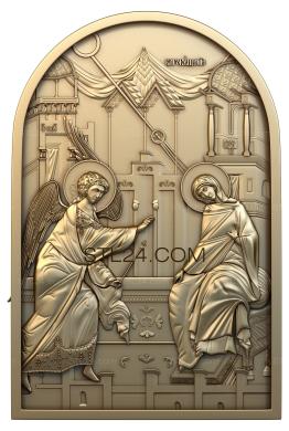Icons (Annunciation, IK_0410) 3D models for cnc