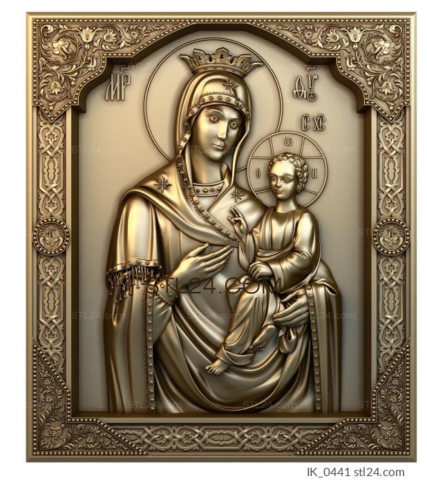 Icons (Kazan Icon of the Mother of God, IK_0441) 3D models for cnc