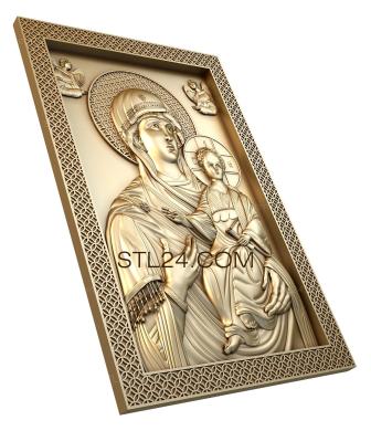 Icons (Vladimirskaya Mother of God, IK_0444) 3D models for cnc