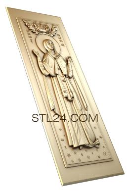 Icons (Holy Righteous Anna mother of the Most Holy Theotokos, IK_0455) 3D models for cnc
