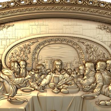 Icons (Icon of the Last Supper, IK_0493) 3D models for cnc