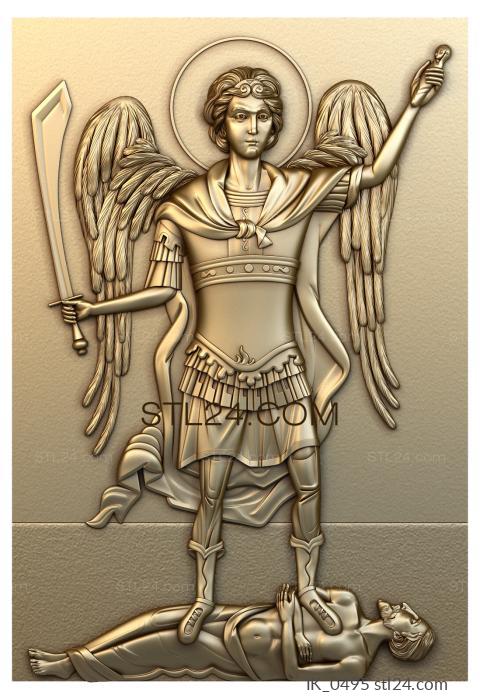 Icons (Archangel Michael, IK_0495) 3D models for cnc
