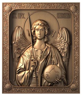 Icons (Saint Archangel Michael, IK_0544) 3D models for cnc