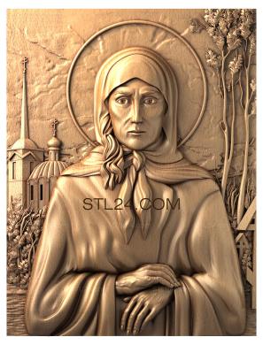 Icons (Matrona of Moscow, IK_0555) 3D models for cnc