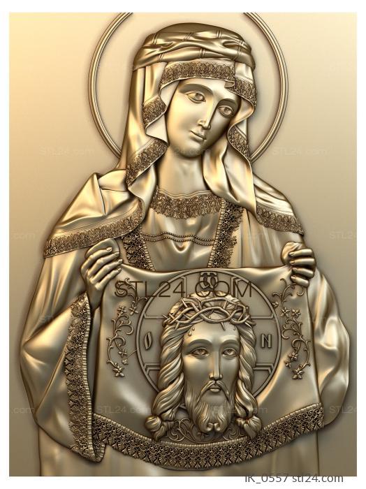 Icons (Theotokos and the Almighty, IK_0557) 3D models for cnc