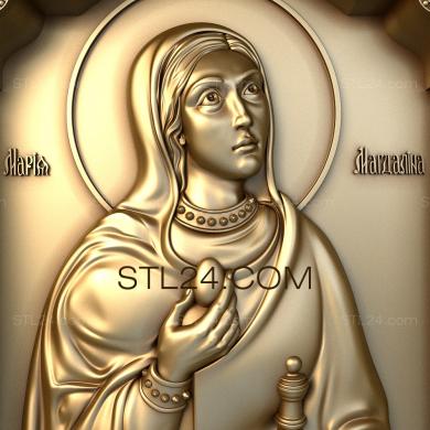 Icons (Mary Magdalene, IK_0569) 3D models for cnc