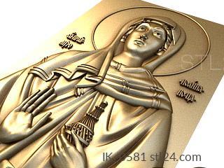 Icons (Righteous John the Myrrhbearer, IK_0581) 3D models for cnc