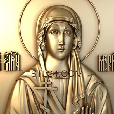 Icons (Holy Martyr Marina, IK_0585) 3D models for cnc