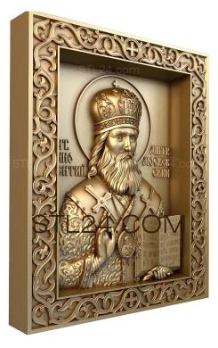 Icons (Saint Innocent Metropolitan of Moscow, IK_0632) 3D models for cnc
