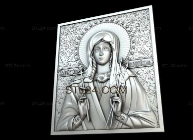 Icons (Icon of Saint Victoria, IK_0673) 3D models for cnc
