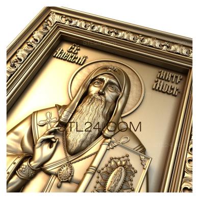 Icons (St. Alexy Metropolitan of Moscow, IK_0698) 3D models for cnc