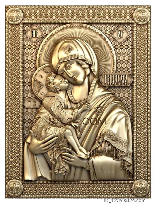 Icons (Donskaya Mother of God, IK_1239) 3D models for cnc