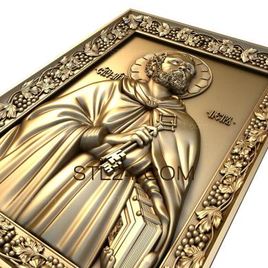 Icons (St. Peter the Apostle, IK_1251) 3D models for cnc
