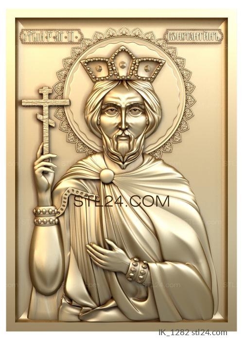 Icons (Saint Constantine, IK_1282) 3D models for cnc