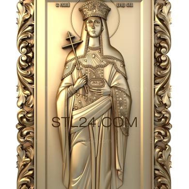 Icons (Holy Queen Helena, IK_1289) 3D models for cnc