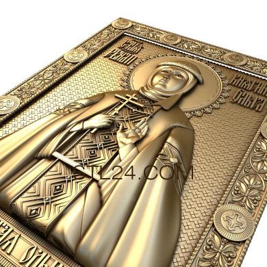 Icons (Saint princess Olga, IK_1330) 3D models for cnc