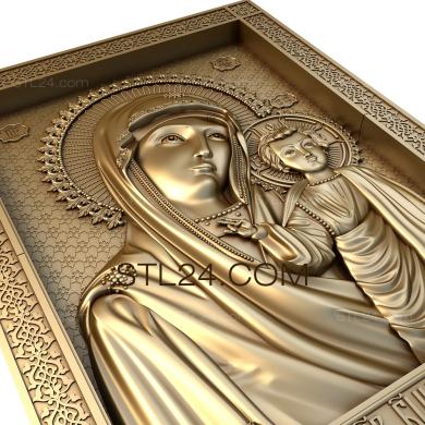 Icons (Mother of God Kazan, IK_1342) 3D models for cnc