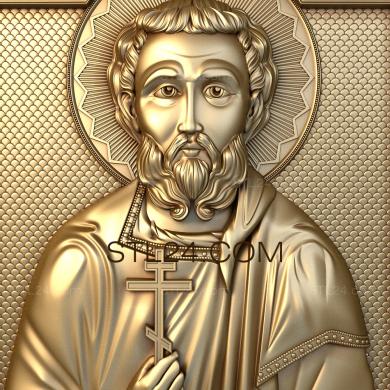 Icons (St. Martyr Eugene, IK_1350) 3D models for cnc