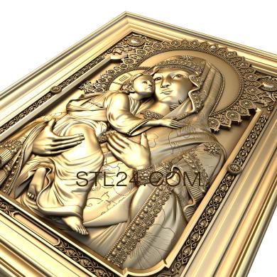 Icons (Mother of God Vladimirskaya, IK_1354) 3D models for cnc