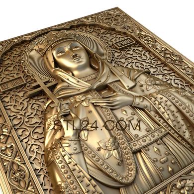 Icons (Saint Irina, IK_1359) 3D models for cnc