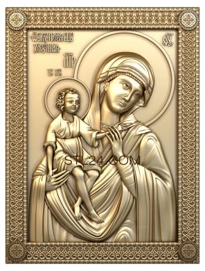 Icons (Mother of God Bread, IK_1409) 3D models for cnc
