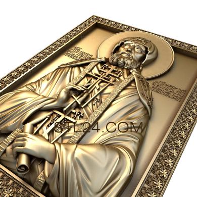 Icons (St. Martyr Heraclius, IK_1418) 3D models for cnc