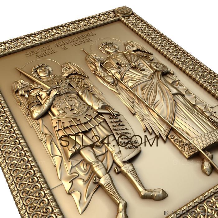 Icons (Archangel Michael and Archangel Gabriel, IK_1424) 3D models for cnc