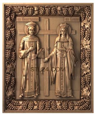 Icons (St. Helena and Constantine, IK_1439) 3D models for cnc