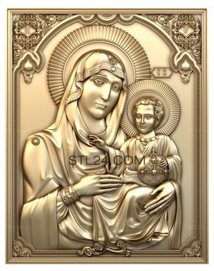 Icons (Mother of God of Bethlehem, IK_1440) 3D models for cnc