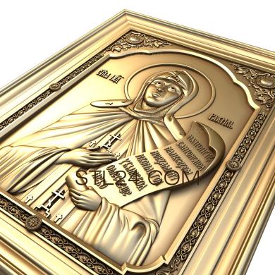 Icons (Reverend Rachel of Borodinskaya, IK_1448) 3D models for cnc