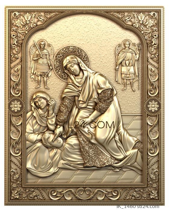 Icons (The miraculous healing of the Virgin of Cassopitra, IK_1460) 3D models for cnc