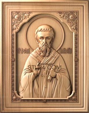 Icons (Saint Arsenius of Serbia, IK_1468) 3D models for cnc