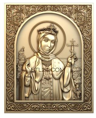 Icons (St. Alexandra of Rome, IK_1474) 3D models for cnc