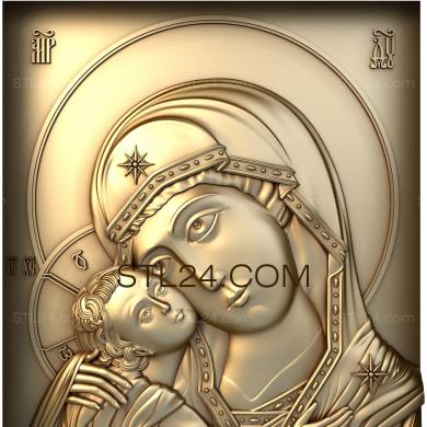 Icons (Igorevskaya Mother of God, IK_1498) 3D models for cnc