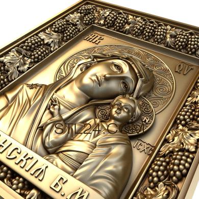 Icons (Kazan icon of the Mother of God, IK_1654) 3D models for cnc