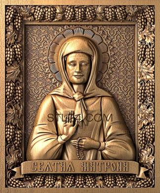 Icons (Matrona of Moscow, IK_1687) 3D models for cnc