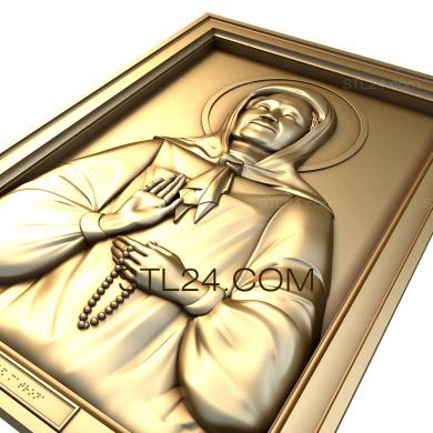 Icons (Matrona of Moscow, IK_1724) 3D models for cnc