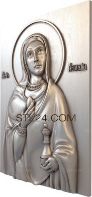 Icons (Mary Magdalene, IK_1817) 3D models for cnc