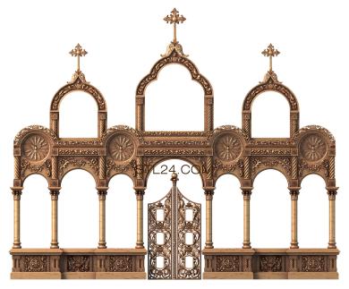 Iconostasis (IKN_0080) 3D models for cnc