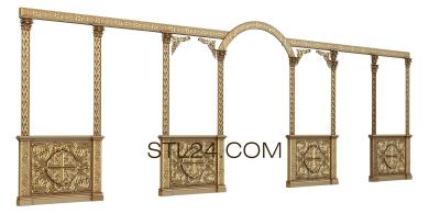 Iconostasis (IKN_0085) 3D models for cnc