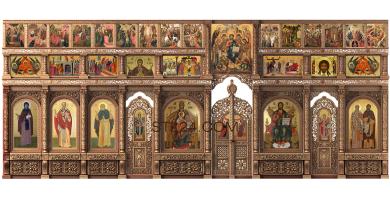 Iconostasis (IKN_0093) 3D models for cnc