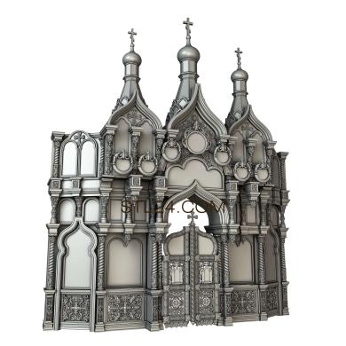 Iconostasis (IKN_0121) 3D models for cnc