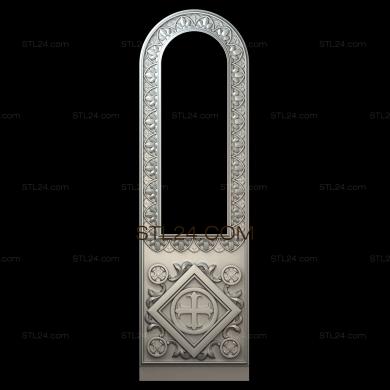Иконостасы (IKN_0135, IKN_0135-110) 3D модель для ЧПУ станка
