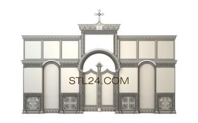 Iconostasis (IKN_0148) 3D models for cnc