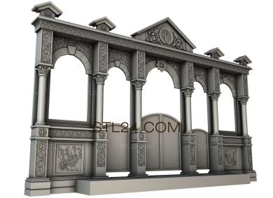 Iconostasis (IKN_0151) 3D models for cnc