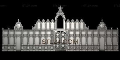 Иконостасы (IKN_0156, IKN_0156-110) 3D модель для ЧПУ станка
