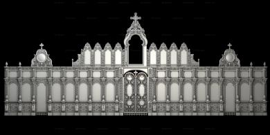 Iconostasis (IKN_0156) 3D models for cnc