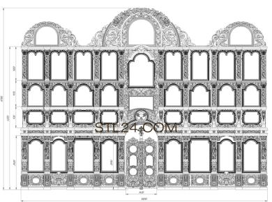 Иконостасы (IKN_0173) 3D модель для ЧПУ станка