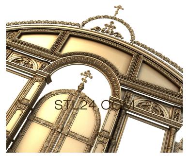 Iconostasis (IKN_0195) 3D models for cnc